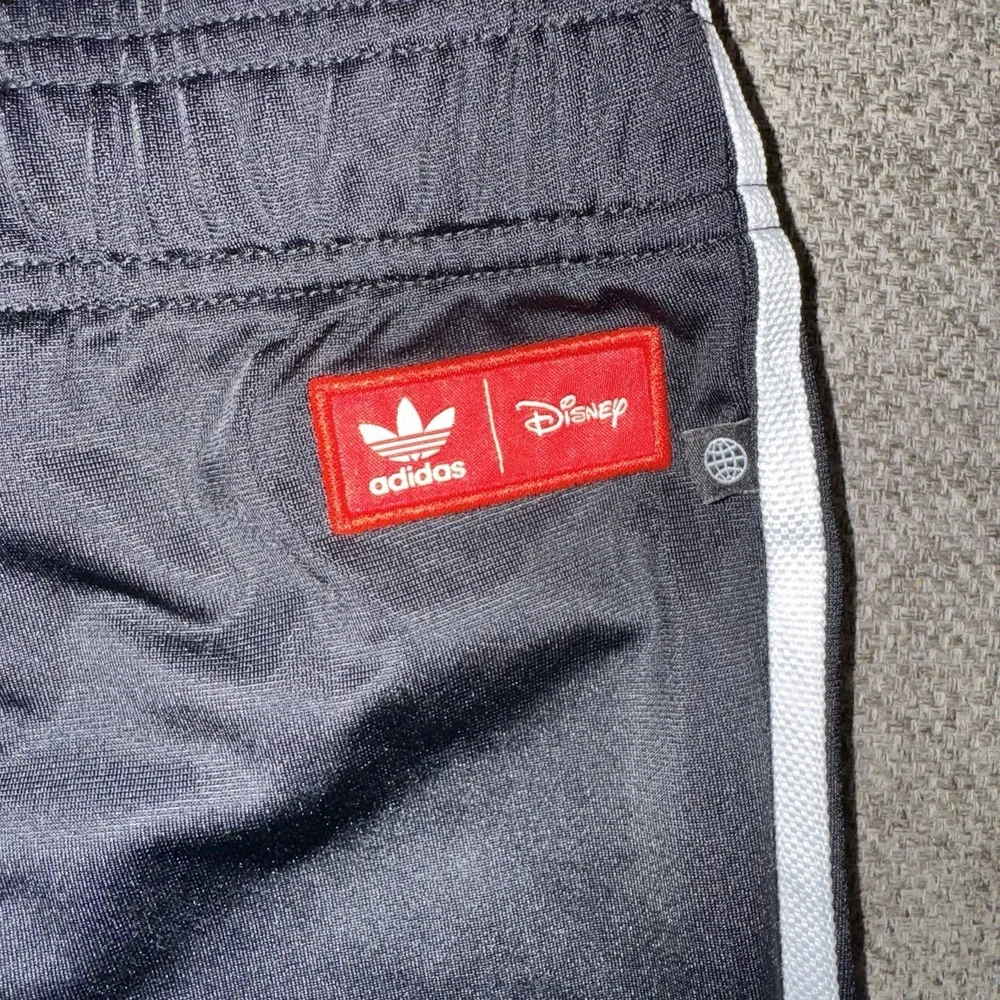 Adidas Baby Tracksuit‎ Set Black Jacket (12M) & Disney Pants (18M) Outfit